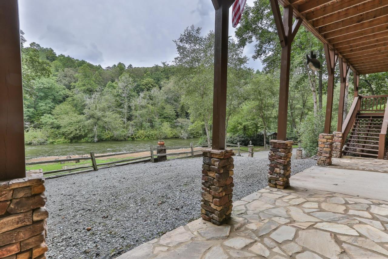Heaven On The Toccoa Where You Will Enjoy The Sites And Sounds Of The Toccoa River Mineral Bluff 외부 사진